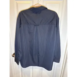 Aerie‎ Black Long Sleeve Collared Button Up Shirt Lightweight Size Small thumbnail 7