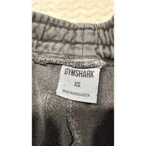 Gymshark Heritage Cargo Joggers Washed Grey Embroidered Crest Sweatpants XS thumbnail 3