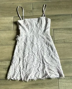 Fame and partners purple lace dress thumbnail 1