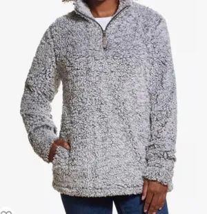 Southern Shirt Company Sherpa Quarter ZIP Pullover Jacket thumbnail 1