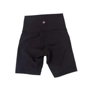 Lululemon‎ Align High-Rise Short 6" Womens 2 Black Excellent Nulu Biker Yoga thumbnail 2