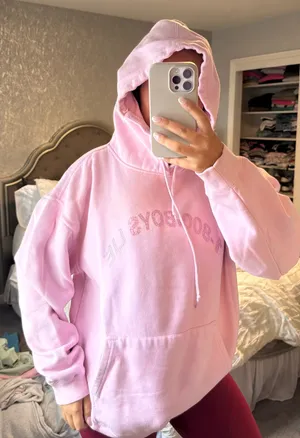 Boys Lie Hoodie Pink 1-800 Remix thumbnail 4