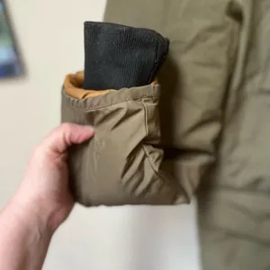 Aeropostale XS Olive Parka Gorpcore Granola Faux Fur Utility Jacket thumbnail 5