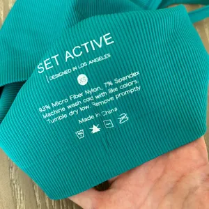 SET ACTIVE Sculptflex Ribbed V Bra in Tropic thumbnail 5
