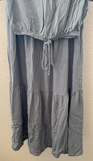 Ces Femme Boutique Olive Crop top maxi set thumbnail 3