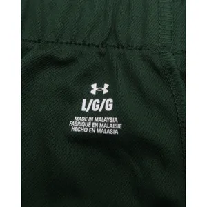 Under Armour Play Up 3.0‎ Shorts Womens Large Green White Athletic Running Gym thumbnail 2