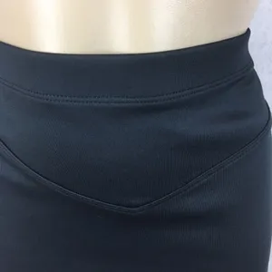 Free People Black Neoprene Mini Skirt S thumbnail 5