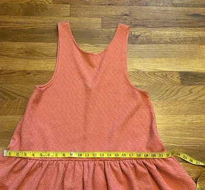 Free People Womens Small Easy Street Sleeveless Textured Dropwaist Mini Dress thumbnail 2
