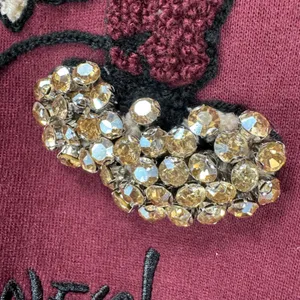 NWOT Alaski Embellished Mickey Mouse Sweatshirt Top One Size Disney thumbnail 3