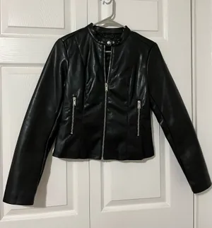 Mango Leather Jacket thumbnail 1