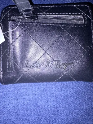 LUV Betsey by Betsey Johnson black quilted wallet thumbnail 4