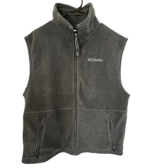 Columbia Black Warm Zip Up Sweater Vest With Pockets thumbnail 1