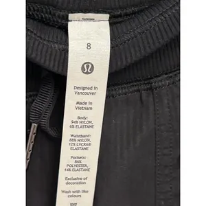 NWT Lululemon Dance Studio Mid-Rise Black Jogger Full Length size 8 Authentic thumbnail 8