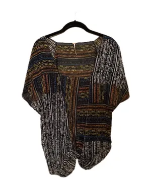 Free People Tribal Abstract Sheer Top thumbnail 1