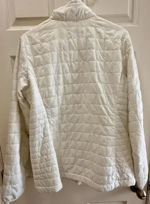 Patagonia Nano Puff Jacket Size XL W's White Full Zip Quilted Puffer thumbnail 5