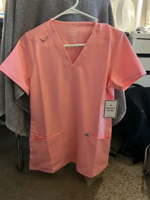 XS Pink Beyond Scrubs Top thumbnail 1