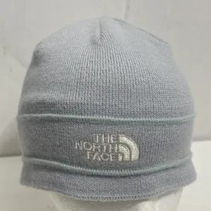 The North Face 100% Wool Blue Stripe Ski Hike Outdoor Warm Beanie Hat‎ Toboggan thumbnail 1