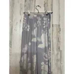 Floral pajama pants Blue thumbnail 2