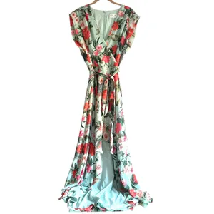 ELIZA J Floral Belted Maxi Dress Sz‎ Mint Green Sz 10 thumbnail 2