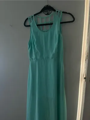 Lush Mint Green Strappy-Back Maxi Dress thumbnail 3