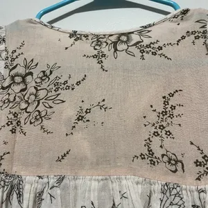 Ulla Johnson‎ Flutter Sleeve Floral Botanical Ivory Blush Pink Blouse thumbnail 7