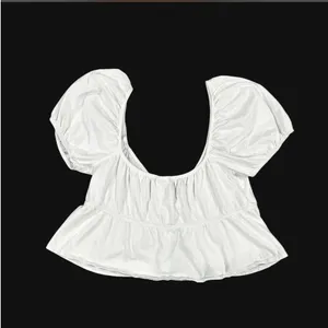 Sunday Best Aritzia Kaia Puff Sleeve Peplum Top thumbnail 3