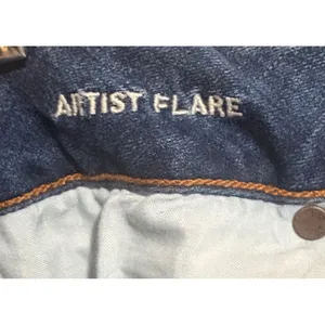 American Eagle Artist‎ Flare Jeans Womens 12 Blue Excellent Super Stretch Denim thumbnail 4