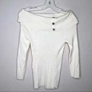 White House Black Market White Sweater nwt‎ thumbnail 8