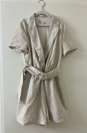 Princess Polly Turin Romper Beige thumbnail 2
