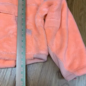 FP Movement‎ Free People Hit The Slopes Fleece Jacket Neon Peach Coral Size XS thumbnail 5