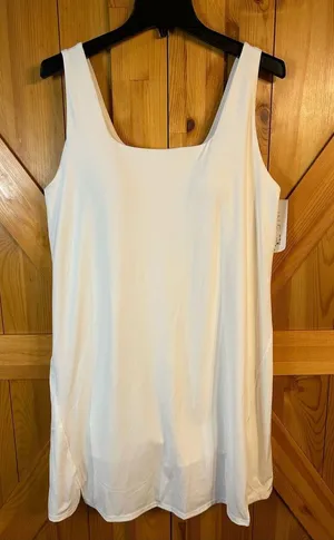Xersion Everultra-Lite Sleeveless Tennis Dress Size XL White nwt (0246) thumbnail 1