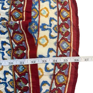 Altar'd State Boho Mini Dress Mustard Yellow Floral Medium Peasant Festival Chic thumbnail 12