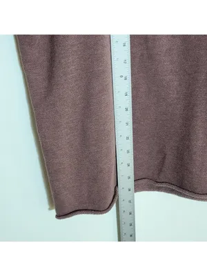 Aerie Dusty Mauve Cowl Neck Pullover Size Small thumbnail 7
