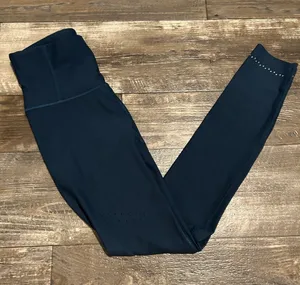 lululemon athletica Navy Classic Leggings with Ankle Laser-Cut Details thumbnail 1