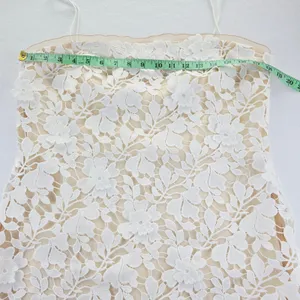 BHLDN Cream Floral Lace Dress Sleeveless Mini Party Cocktail‎ Wedding Size 12 thumbnail 13