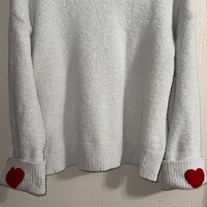 Cozy Sweater with Red Heart Accents thumbnail 7