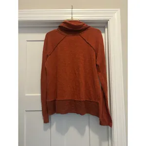 Free People Beach Cocoon Cowl Neck Tunic Orange Size Small Boho Comfort Casual thumbnail 6
