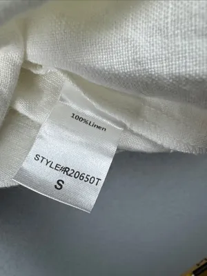 Tuckernuck Annie Puff-Sleeve Smocked linen Dress Size: Small thumbnail 4