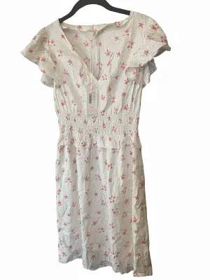 NWT Rebecca Taylor Maui Floral Silk Blend Smocked Dress S thumbnail 2