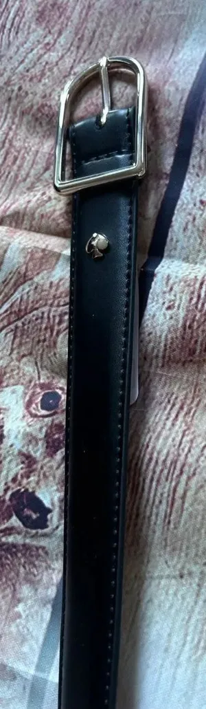 Kate Spade Black Leather Belt Size 1X/2X thumbnail 1