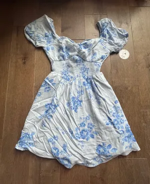 Hollister Mini Dress Floral thumbnail 1