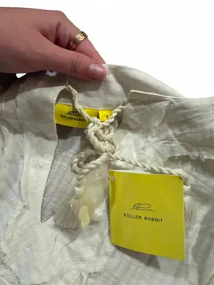 Roller Rabbit White Blouse 🐰 thumbnail 2