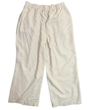 Free People Wide Leg Pleated Pants Womens L Pull On Elastic Waist Flowy Casual thumbnail 1