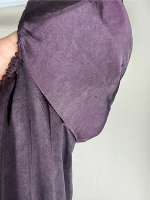 GB Satin Milkmaid Fairy Witchy Midi Dress Sz M Coquette thumbnail 5