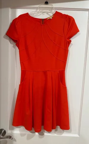 Gianni Bini Bright Red Short Sleeve Dress​ thumbnail 1