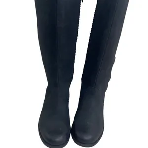 Teva ellery Tall Waterproof Boots burnished Black Leather NWOT SZ 8 Zip Womens thumbnail 2