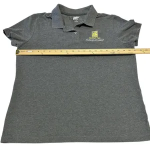 Lands End Women Lg Gray Michigan Tech University MTU Nursing Student Polo Shirt thumbnail 9