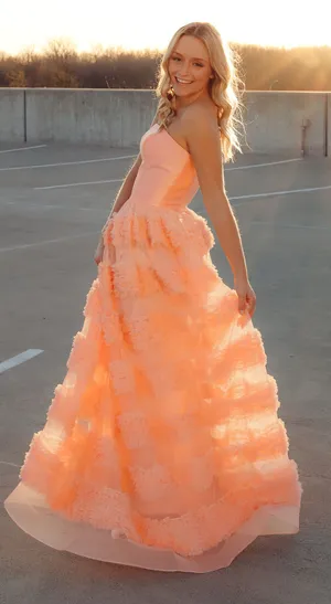 Pink Prom Dress Size 4 thumbnail 1