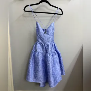 Hello Molly showstopper mini dress Lilac size L (US 8) NWT thumbnail 2