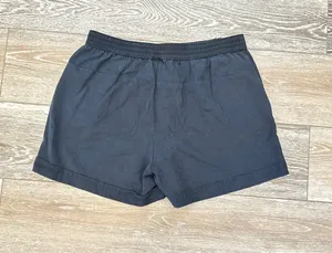 A New Day Sz M Navy Blue Shorts Eladtic Back Cute & Comfy thumbnail 6
